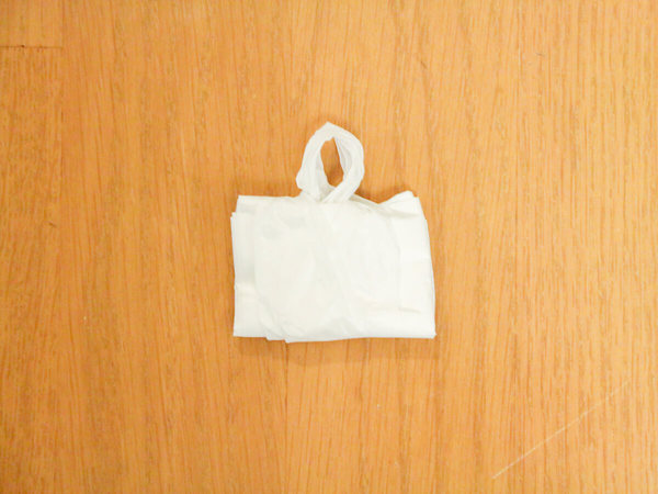 手提袋折叠塑料袋：第 7 步