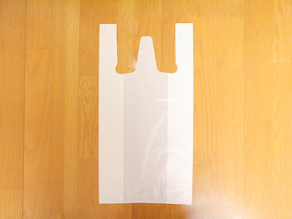 手提袋折叠塑料袋：第 1 步