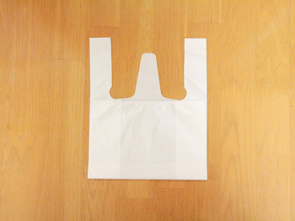 手提袋折叠塑料袋：第 2 步