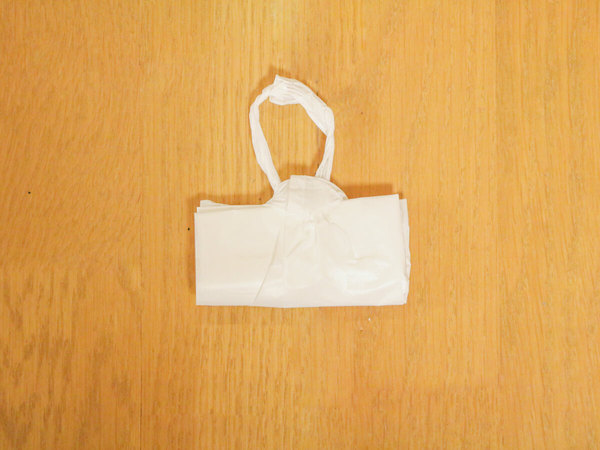 带带折叠的塑料袋：步骤 13
